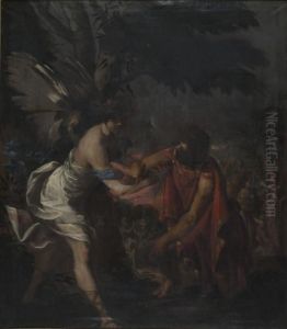 Giacobbe Lotta Con L'angelo Al Guado Di Iabbok