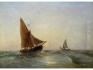 :voilier En Mer by Andre Maglione