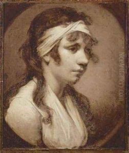 Portrait of Harriet, the Artist's Daughter by Joseph Wright