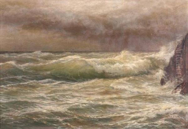 Mer Agitee Au Bord Des Rochers - view 1