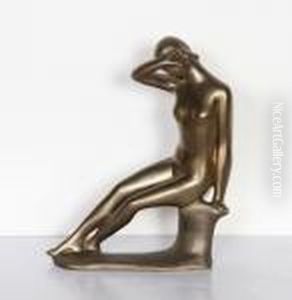 Jeune Fille Assise Se Voilant Les Yeux Jeune Fille Assise Se Voilant Les Yeux