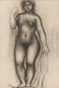 Femme Nue A La Draperie by Aristide Maillol