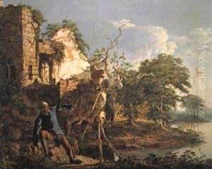 The Old Man and Death 1773 by Joseph Wright