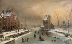 Les Jeux D'hiver by Louis Claude Malbranche