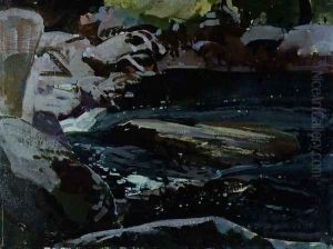 Flowing River by Harry Watson