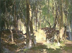 Morning in the Woods by Harry Watson