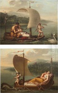 L'amour Les Conduit L'amitie Les Ramene by Jean-Baptiste Mallet