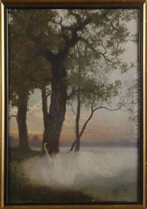 Landskap by August Malmstrom