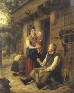 Tending to the tools by Julius Weyde