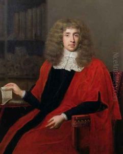 Portrait of Judge Jeffreys, George Jeffreys, 1st Baron (1648-89) by John Michael Wright
