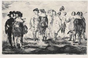 Les Petits Cavaliers by Edouard Manet