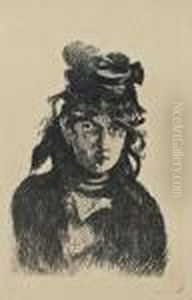 Berthe Morisot by Edouard Manet