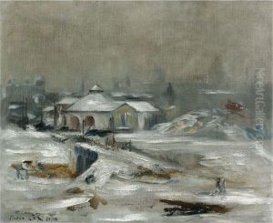 La Gare Du Chemin De Fer De Sceaux by Edouard Manet