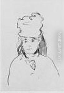 Berthe Morisot by Edouard Manet