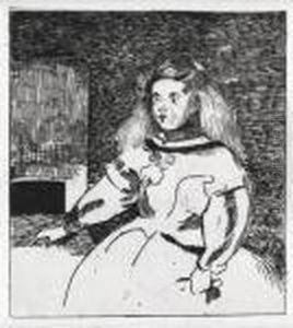 L'infante Marguerite by Edouard Manet