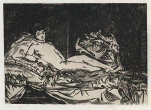 Olympia (grande Planche) by Edouard Manet