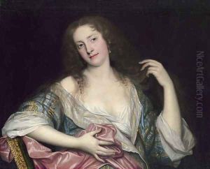 Portrait of a Lady, thought to be Ann Davis, Lady Lee by John Michael Wright