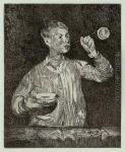 "l""""enfant Aux Bulles De Savon" by Edouard Manet