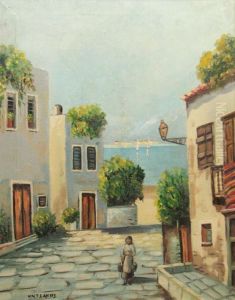 "peisaj Grecesc" by Joseph C., Jose Mange