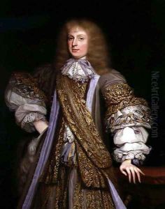 Portrait of Sir John Corbet of Adderley, wearing the robes of the High Sheriff of Shropshire, c.1676 by John Michael Wright