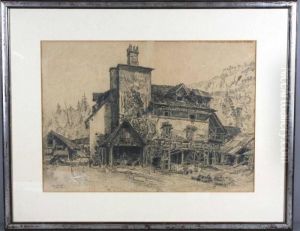 "waidischer Hochofen" by Eduard Manhart