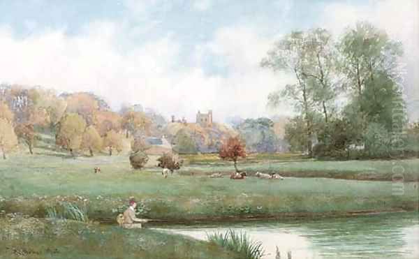 Haddon Hall and the river Wye - view 1