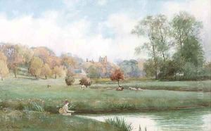 Haddon Hall and the river Wye