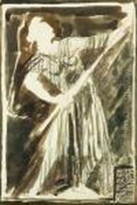 A Study Of A Monument For The Declaration Of Independence by Josef Maratka