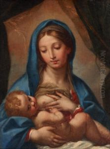 La Vierge A L'enfant by Carlo Maratta or Maratti