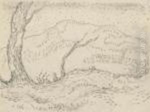 Landschaft by Franz Marc