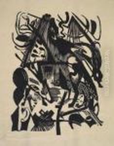 Geburt Der Wolfe by Franz Marc