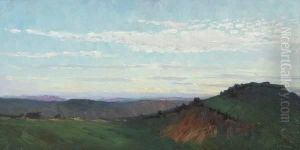 Sunrise Over Distant Hills