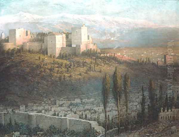 The Alhambra Granada Spain 1901 - view 1