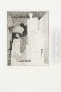 Les Trois Femmes by Louis Marcoussis