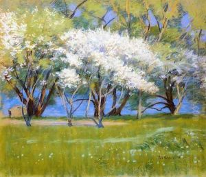 Spring Landscape by Theodore Wendel