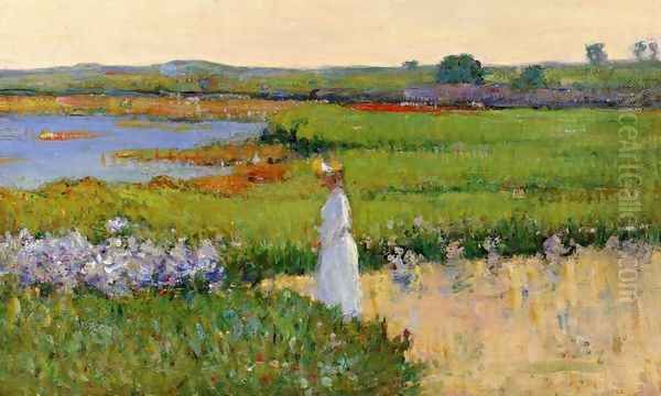 Woman by the Sea, Cape Ann, Massachusetts - view 1