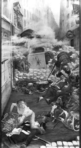 Gavroche Collecting Cartridges by Adolphe Willette