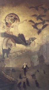 The Black Cats by Adolphe Willette