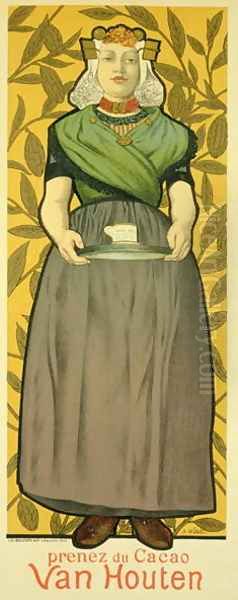 Reproduction of a poster advertising Van Houten Cocoa, 1893 - view 1