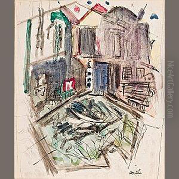 New York City With Tugboat: A Two-sided Work - view 1