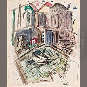 New York City With Tugboat: A Two-sided Work by John Marin