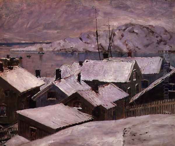 Fiskebackskil in Winter, 1899 - view 1