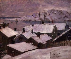 Fiskebackskil in Winter, 1899 by Carl Wilhelm Wilhelmson