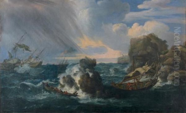Bateau Dans La Tempete - view 1