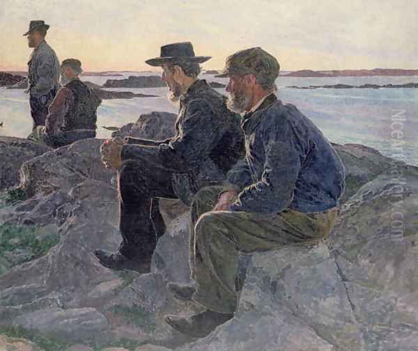 On the Rocks at Fiskebackskil, 1905-6 - view 1