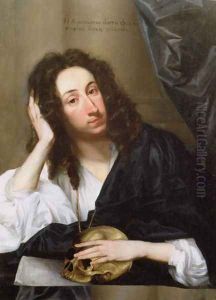 John Evelyn, 1648 by Robert Walker
