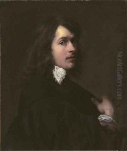 Self Portrait, late 1630s by Robert Walker