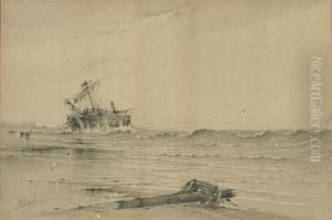 Wrecked Ship On The Sands