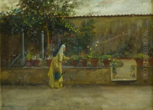 Suora In Cortile - view 1