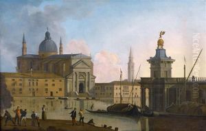 La Punta Della Dogana Face A L'eglise Du Redentore A Venise